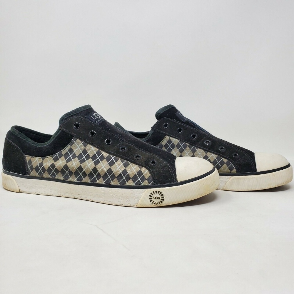 UGG Australia Casual Sneakers Black w/ Argyle 11